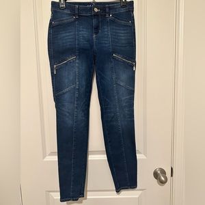The Skinny Ankle low rise, stretch, straight leg jeans